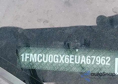 2014 Ford Escape Se из США, поврежденный, VIN 1FMCU0GX6EUA67962